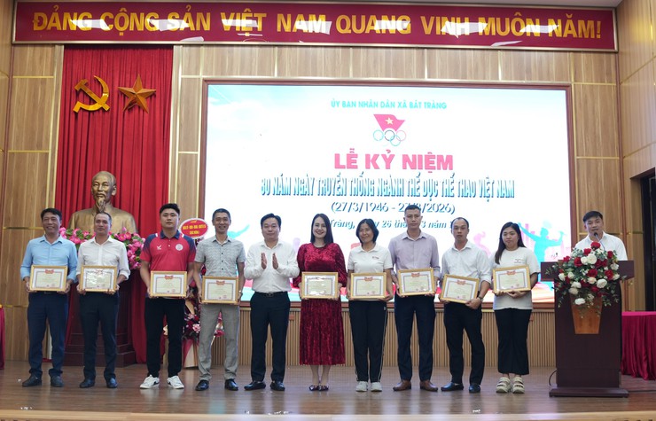 Xã Bát Tràng Kỷ niệm 80 năm Ngày truyền thống ngành Thể dục thể thao Việt Nam- Ảnh 6.