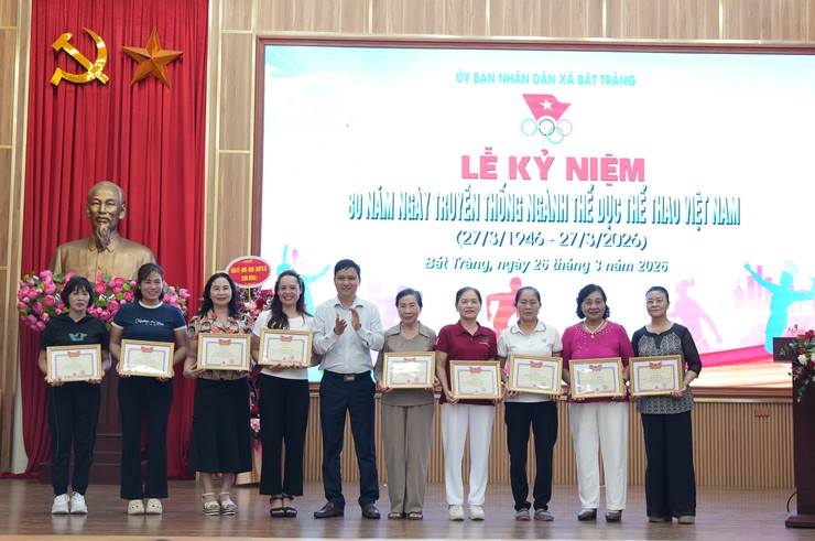 Xã Bát Tràng Kỷ niệm 80 năm Ngày truyền thống ngành Thể dục thể thao Việt Nam- Ảnh 7.