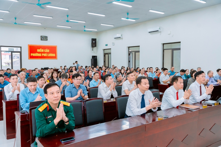 Phường Phú Lương tổ chức Hội nghị tổng kết công tác tổ chức cuộc bầu cử đại biểu Quốc hội khóa XVI và đại biểu HĐND các cấp, nhiệm kỳ 2026-2031- Ảnh 1.