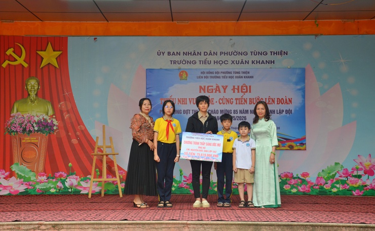 Trường Tiểu học Xuân Khanh tổ chức ngày hội Thiếu nhi vui khỏe – Cùng tiến bước lên Đoàn năm học 2025-2026- Ảnh 3.