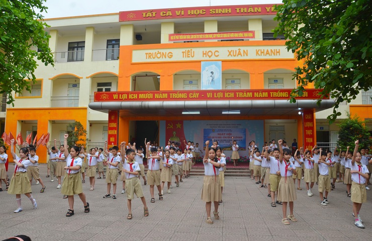 Trường Tiểu học Xuân Khanh tổ chức ngày hội Thiếu nhi vui khỏe – Cùng tiến bước lên Đoàn năm học 2025-2026- Ảnh 5.