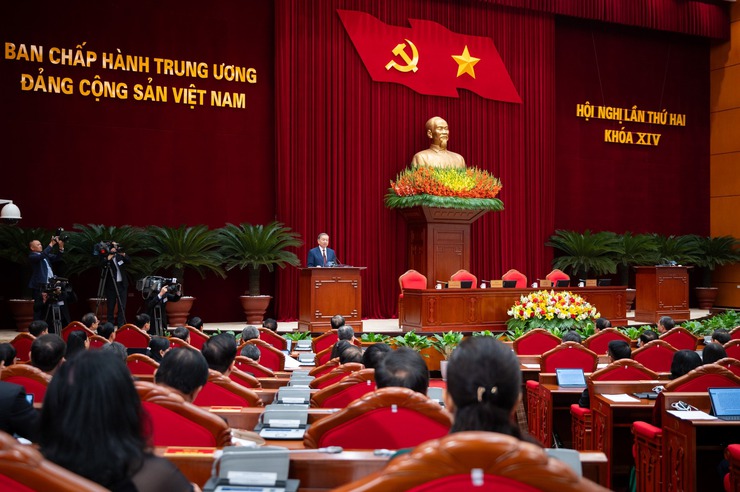 BẾ MẠC TRỌNG THỂ HỘI NGHỊ LẦN THỨ HAI, BAN CHẤP HÀNH TRUNG ƯƠNG ĐẢNG KHÓA XIV- Ảnh 1.