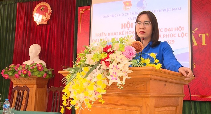Xã Phúc Lộc triển khai kế hoạch Đại hội Hội LHTN Việt Nam và gặp mặt cán bộ Đoàn nhân dịp 26/3- Ảnh 1.