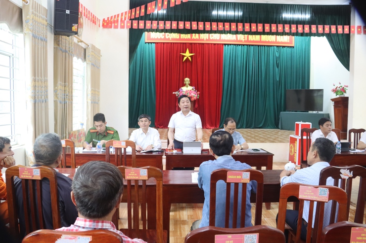 Hội nghị tuyên truyền, vận động giải phóng mặt bằng dự án nâng cấp tuyến đường  tỉnh lộ 428- Ảnh 5.