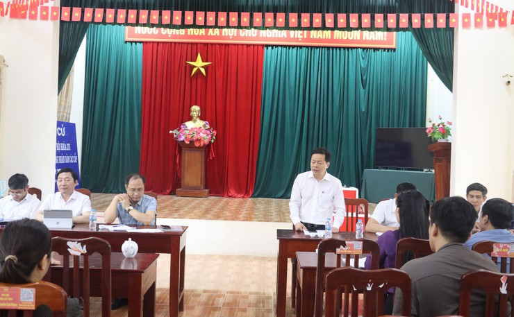 Hội nghị tuyên truyền, vận động giải phóng mặt bằng dự án nâng cấp tuyến đường  tỉnh lộ 428- Ảnh 4.