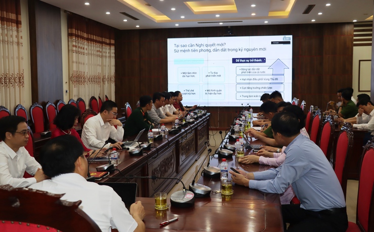 Triển khai Chương trình hành động thực hiện NQ số 02 của Bộ Chính trị về "Xây dựng và phát triển Thủ đô Hà Nội trong kỷ nguyên mới"- Ảnh 3.