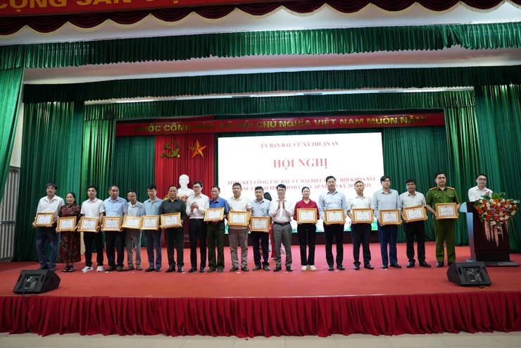 Xã Thuận An tổng kết công tác bầu cử đại biểu Quốc hội khóa XVI và đại biểu HĐND các cấp nhiệm kỳ 2026- 2031- Ảnh 7.