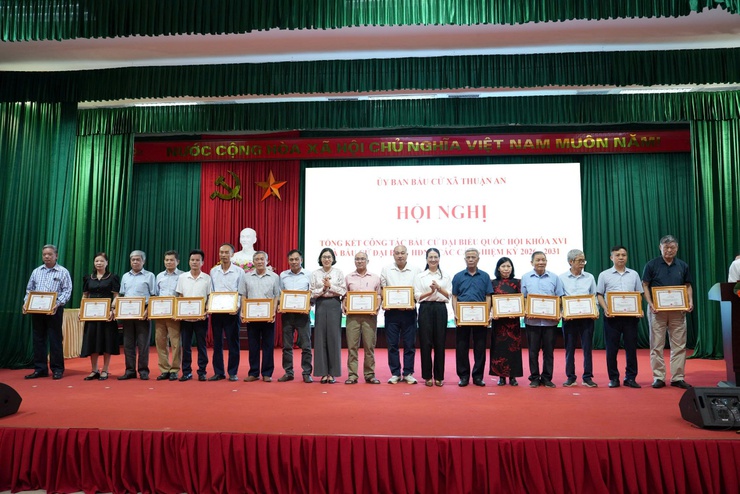 Xã Thuận An tổng kết công tác bầu cử đại biểu Quốc hội khóa XVI và đại biểu HĐND các cấp nhiệm kỳ 2026- 2031- Ảnh 8.