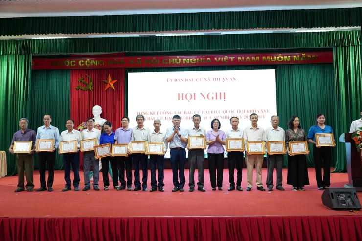 Xã Thuận An tổng kết công tác bầu cử đại biểu Quốc hội khóa XVI và đại biểu HĐND các cấp nhiệm kỳ 2026- 2031- Ảnh 9.