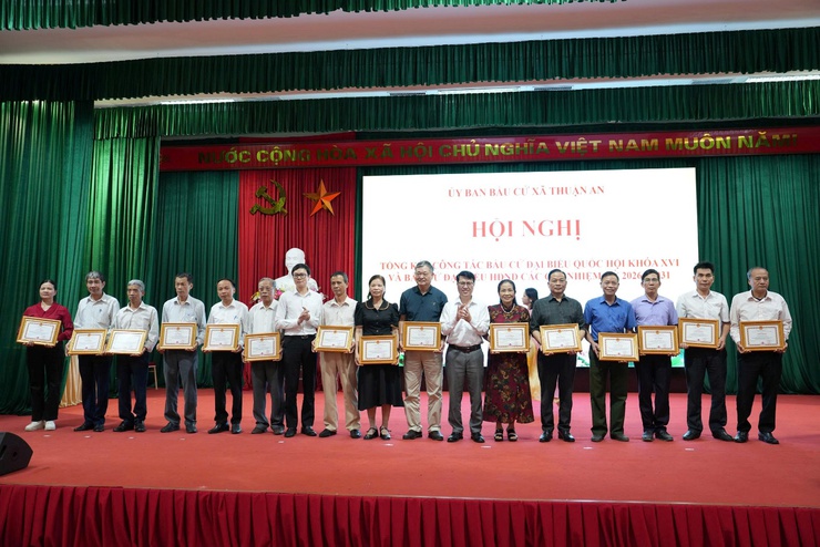 Xã Thuận An tổng kết công tác bầu cử đại biểu Quốc hội khóa XVI và đại biểu HĐND các cấp nhiệm kỳ 2026- 2031- Ảnh 13.