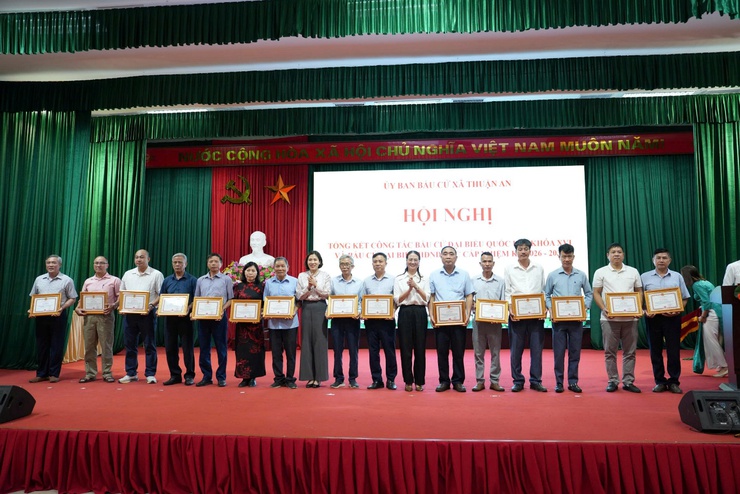 Xã Thuận An tổng kết công tác bầu cử đại biểu Quốc hội khóa XVI và đại biểu HĐND các cấp nhiệm kỳ 2026- 2031- Ảnh 14.