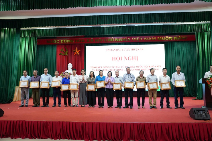 Xã Thuận An tổng kết công tác bầu cử đại biểu Quốc hội khóa XVI và đại biểu HĐND các cấp nhiệm kỳ 2026- 2031- Ảnh 15.