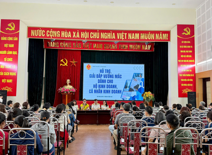  Tăng cường đồng hành, hỗ trợ hộ kinh doanh thực hiện chính sách thuế mới- Ảnh 5.