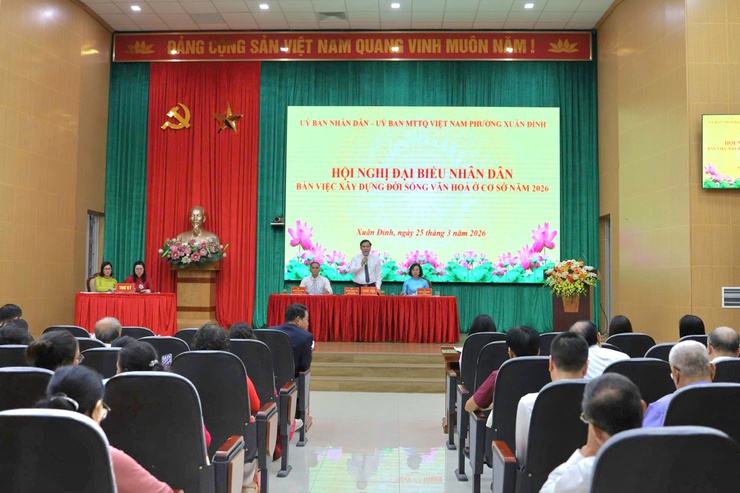 Xuân Đỉnh: Đồng thuận cao thông qua Nghị quyết xây dựng đời sống văn hóa năm 2026- Ảnh 4.