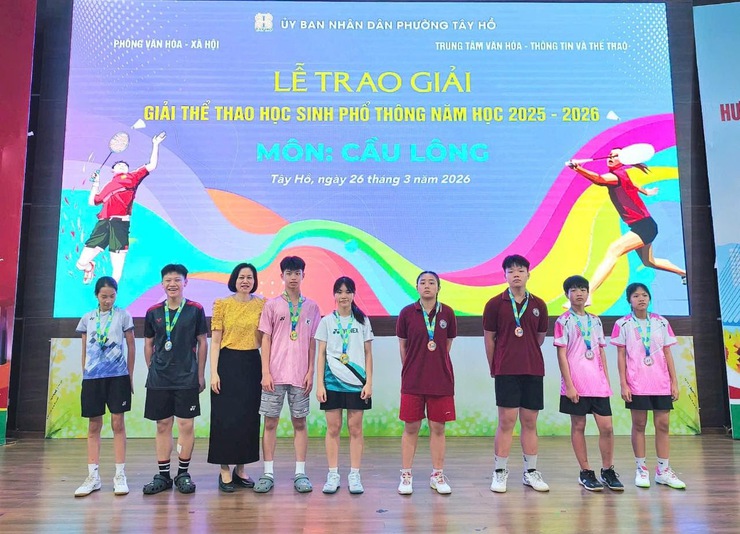 Phường Tây Hồ khai mạc Giải thể thao học sinh phổ thông năm học 2025 – 2026- Ảnh 8.