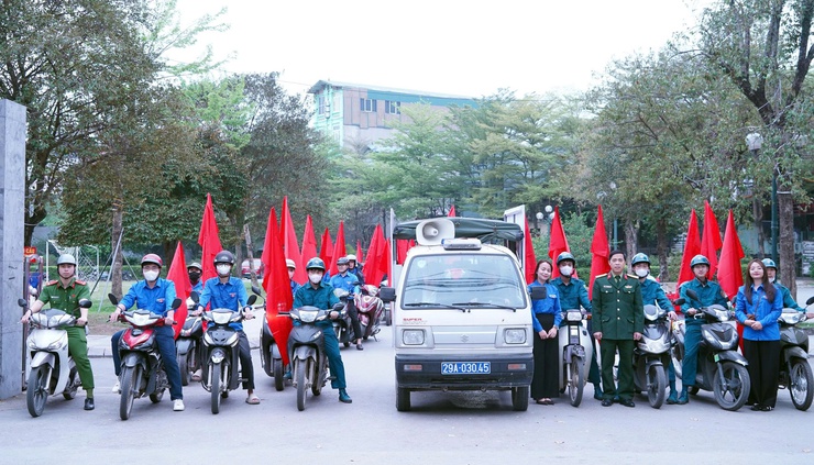 Tuổi trẻ Chương Mỹ tự hào tiến bước dưới cờ Đoàn- Ảnh 5.