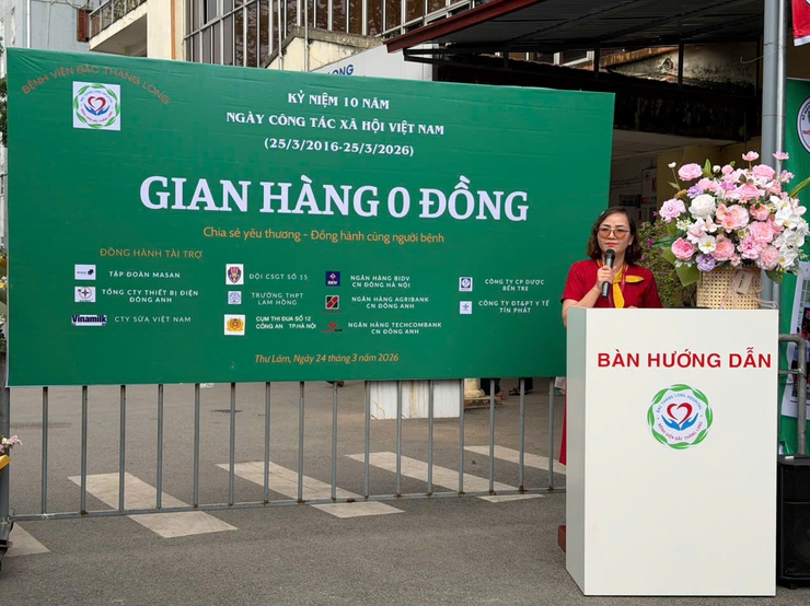 BỆNH VIỆN BẮC THĂNG LONG TỔ CHỨC “GIAN HÀNG 0 ĐỒNG” NHẰM CHIA SẺ YÊU THƯƠNG – ĐỒNG HÀNH CÙNG NGƯỜI BỆNH NHÂN KỶ NIỆM 10 NĂM NGÀY CÔNG TÁC XÃ HỘI VIỆT NAM- Ảnh 4.