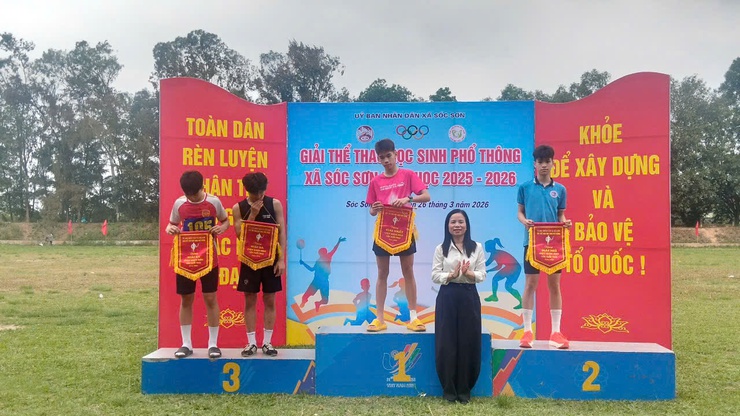 KHAI MẠC GIẢI THỂ THAO HỌC SINH PHỔ THÔNG XÃ SÓC SƠN NĂM HỌC 2025 – 2026- Ảnh 5.