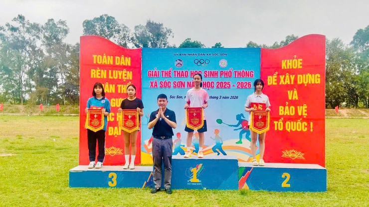 KHAI MẠC GIẢI THỂ THAO HỌC SINH PHỔ THÔNG XÃ SÓC SƠN NĂM HỌC 2025 – 2026- Ảnh 6.