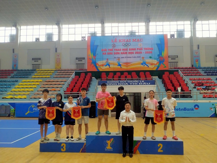KHAI MẠC GIẢI THỂ THAO HỌC SINH PHỔ THÔNG XÃ SÓC SƠN NĂM HỌC 2025 – 2026- Ảnh 7.
