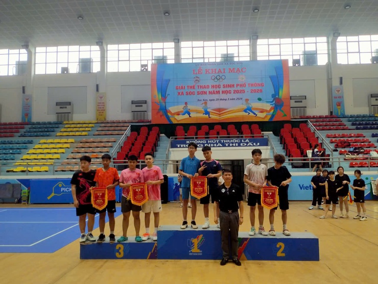 KHAI MẠC GIẢI THỂ THAO HỌC SINH PHỔ THÔNG XÃ SÓC SƠN NĂM HỌC 2025 – 2026- Ảnh 8.