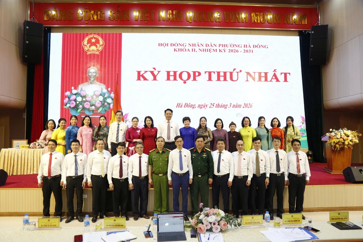 HĐND phường Hà Đông khóa II, nhiệm kỳ 2026–2031 tổ chức thành công Kỳ họp thứ nhất- Ảnh 1.
