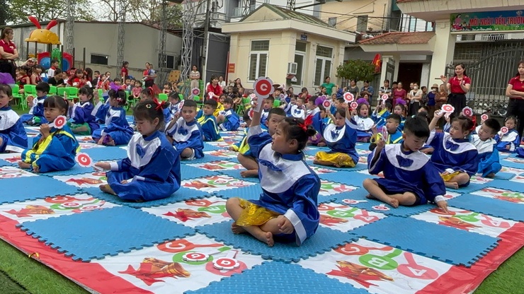 Trường Mầm non Đồng Phú tổ chức chương trình “Liên hoan Bé khỏe, Bé ngoan- Ảnh 3.