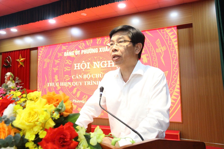 Đảng ủy phường Xuân Phương triển khai quy trình các bước trong công tác cán bộ- Ảnh 2.