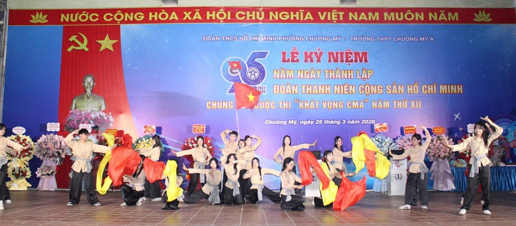 Đoàn thanh niên phường Chương Mỹ tổ chức Lễ kỷ niệm 95 năm Ngày thành lập Đoàn TNCS Hồ Chí Minh- Ảnh 1.
