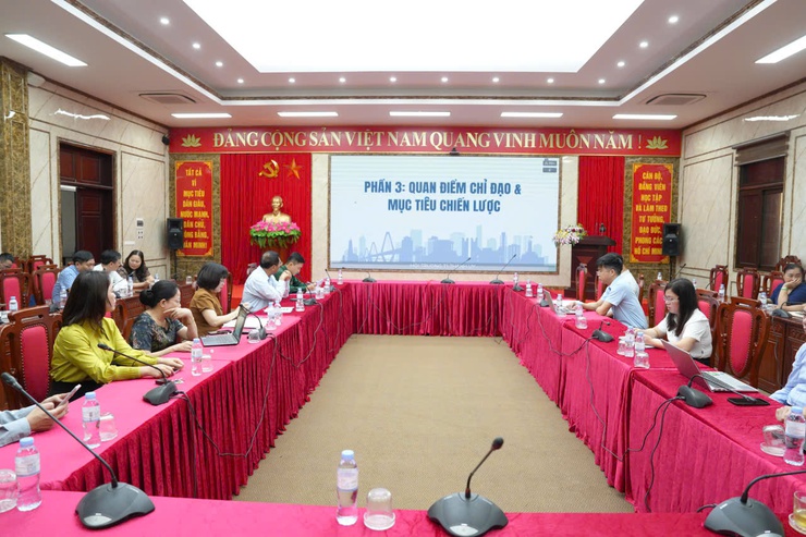 THANH OAI TIẾP SÓNG HỘI NGHỊ TRỰC TUYẾN QUÁN TRIỆT NGHỊ QUYẾT SỐ 02-NQ/TW CỦA BỘ CHÍNH TRỊ VỀ PHÁT TRIỂN THỦ ĐÔ TRONG KỶ NGUYÊN MỚI- Ảnh 2.