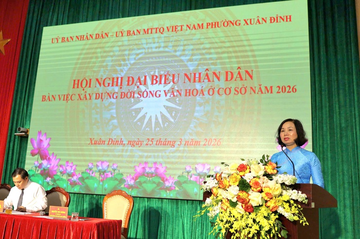 Xuân Đỉnh: Đồng thuận cao thông qua Nghị quyết xây dựng đời sống văn hóa năm 2026- Ảnh 2.