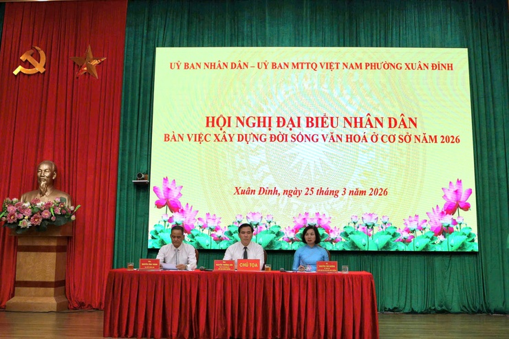 Xuân Đỉnh: Đồng thuận cao thông qua Nghị quyết xây dựng đời sống văn hóa năm 2026- Ảnh 1.