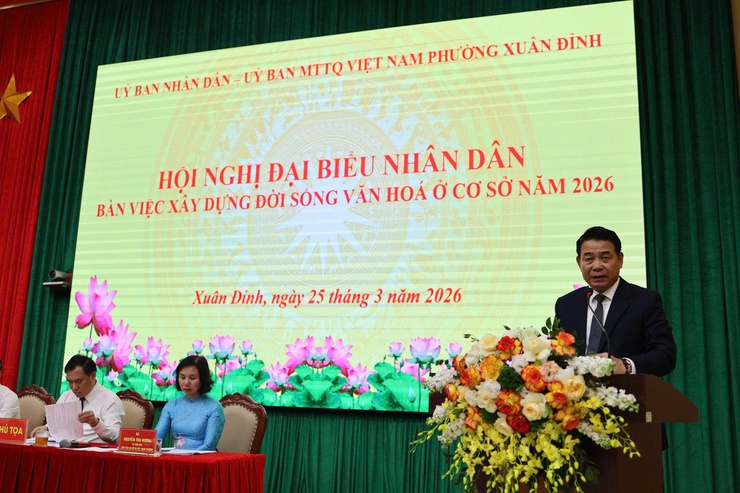 Xuân Đỉnh: Đồng thuận cao thông qua Nghị quyết xây dựng đời sống văn hóa năm 2026- Ảnh 6.