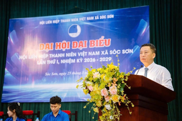 ĐẠI HỘI ĐẠI BIỂU HỘI LIÊN HIỆP THANH NIÊN VIỆT NAM XÃ SÓC SƠN LẦN THỨ I, NHIỆM KỲ 2026 – 2029 THÀNH CÔNG TỐT ĐẸP- Ảnh 3.