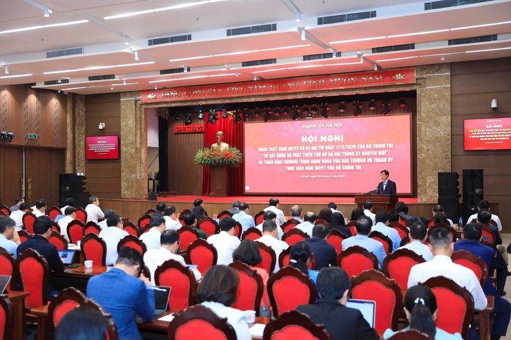 Xã Hòa Phú: Dự hội nghị quán triệt Nghị quyết số 02-NQ/TW ngày 17-3-2026 của Bộ Chính trị về "Xây dựng và phát triển Thủ đô Hà Nội trong kỷ nguyên mới"- Ảnh 2.