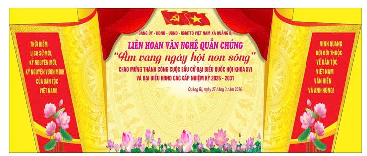 THÔNG BÁO: ĐÊM LIÊN HOAN VĂN NGHỆ QUẦN CHÚNG "ÂM VANG NGÀY HỘI NON SÔNG"- Ảnh 1.