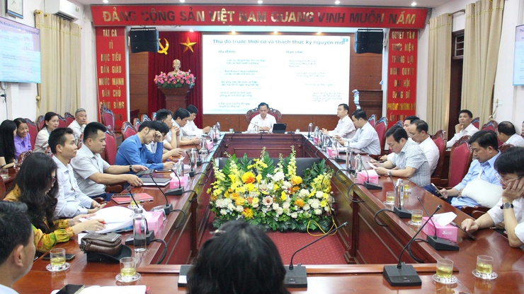 Phường Chương Mỹ dự Hội nghị quán triệt Nghị quyết số 02-NQ/TW ngày 17-3-2026 của Bộ Chính trị về "Xây dựng và phát triển Thủ đô Hà Nội trong kỷ nguyên mới”- Ảnh 2.