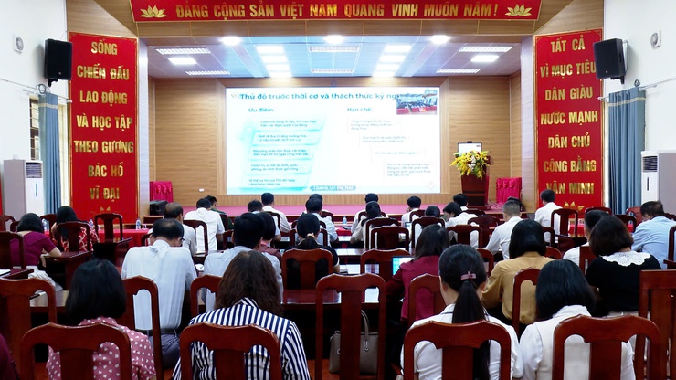 XÃ ỨNG HOÀ HỌC TẬP, QUÁN TRIỆT NGHỊ QUYẾT SỐ 02 -NQ/TW CỦA BỘ CHÍNH TRỊ VỀ XÂY DỰNG VÀ PHÁT TRIỂN THỦ ĐÔ HÀ NỘI.- Ảnh 4.