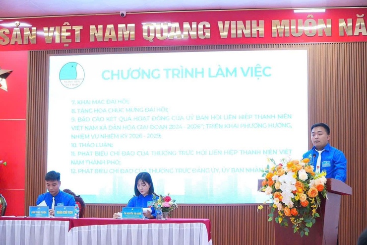 ĐẠI HỘI HỘI LIÊN HIỆP THANH NIÊN VIỆT NAM XÃ DÂN HOÀ LẦN THỨ I, NHIỆM KỲ 2026–2029 THÀNH CÔNG TỐT ĐẸP - Ảnh 8.