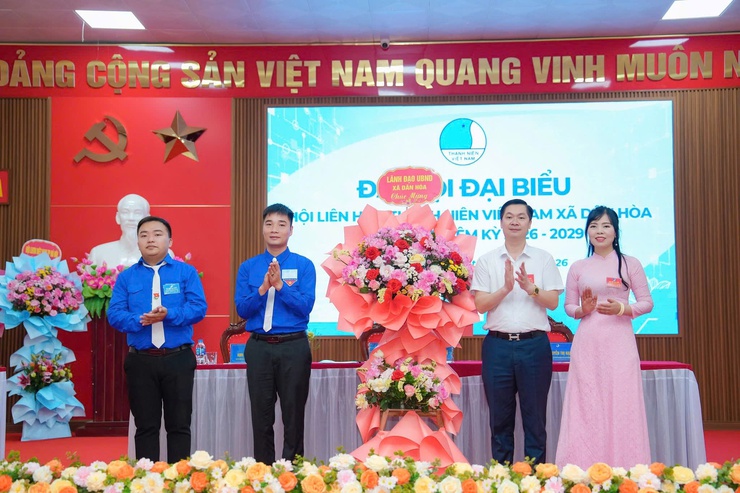 ĐẠI HỘI HỘI LIÊN HIỆP THANH NIÊN VIỆT NAM XÃ DÂN HOÀ LẦN THỨ I, NHIỆM KỲ 2026–2029 THÀNH CÔNG TỐT ĐẸP - Ảnh 3.