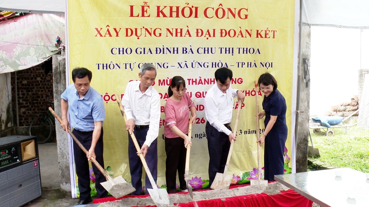 ỨNG HÒA KHỞI CÔNG 2 NHÀ "ĐẠI ĐOÀN KẾT" XÃ NĂM 2026.- Ảnh 2.