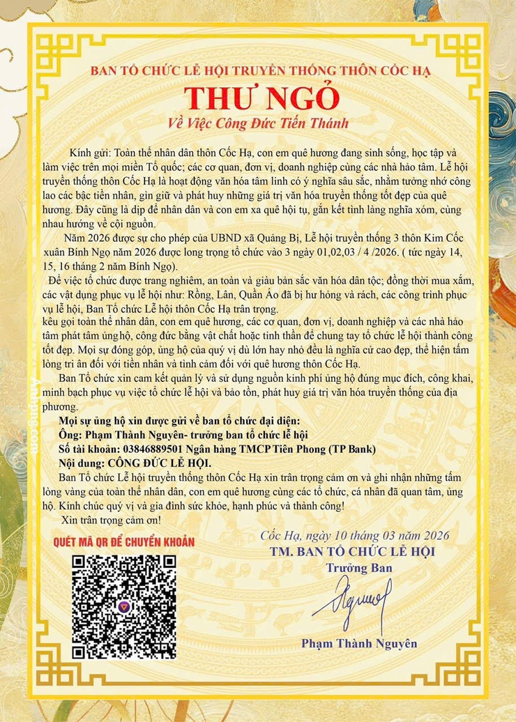 Lễ hội truyền thống làng 3 thôn Kim Cốc xã Quảng Bị - nơi hội tụ giá trị lịch sử, văn hóa và tinh thần đoàn kết cộng đồng- Ảnh 2.