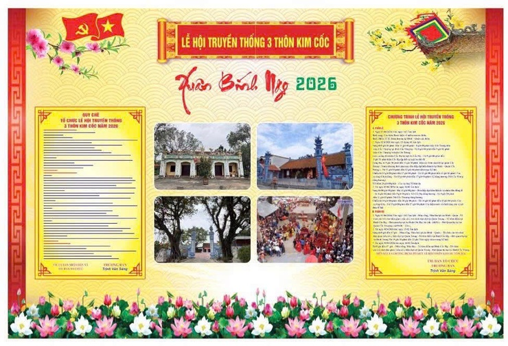 Lễ hội truyền thống làng 3 thôn Kim Cốc xã Quảng Bị - nơi hội tụ giá trị lịch sử, văn hóa và tinh thần đoàn kết cộng đồng- Ảnh 1.