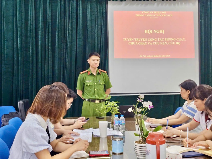 TRẠM Y TẾ PHƯỜNG THANH LIỆT TẬP HUẤN NGHIỆP VỤ PCCC VÀ CNCH- Ảnh 1.