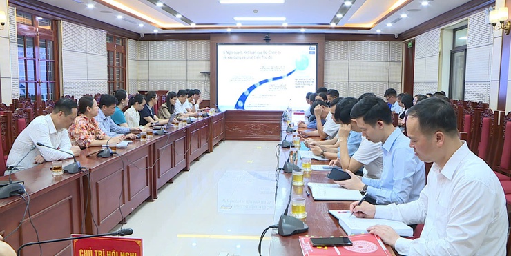 Phúc Thọ tiếp sóng Hội nghị triển khai Chương trình hành động thực hiện Nghị quyết số 02-NQ/TW của Bộ Chính trị- Ảnh 5.