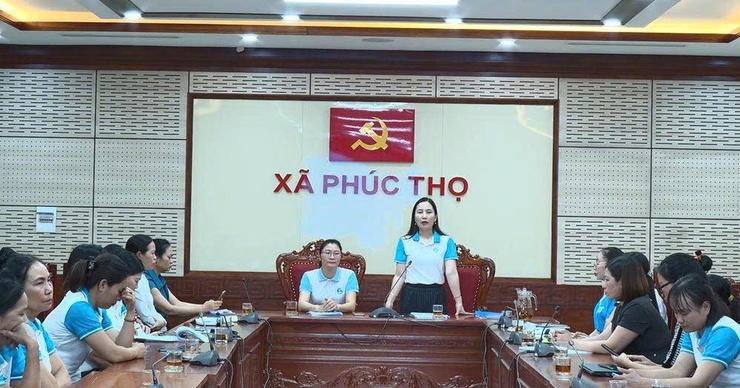 Xã Phúc Thọ triển khai Kế hoạch thành lập Chi hội Phụ nữ trong các nhà trường- Ảnh 1.