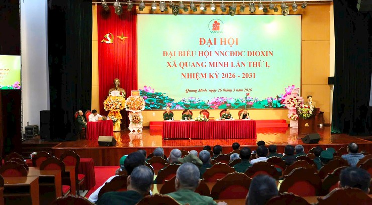 Bước chuyển mới trong tổ chức và hoạt động của Hội nạn nhân chất độc da cam/dioxin xã Quang Minh - Ảnh 1.