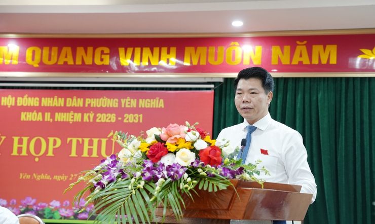 Phường Yên Nghĩa tổ chức thành công kỳ họp thứ Nhất HĐND phường khóa II, nhiệm kỳ 2026 – 2031- Ảnh 9.