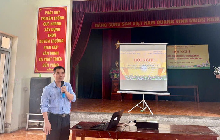 Tập huấn kỹ thuật sản xuất lúa vụ xuân năm 2026 - Ảnh 1.