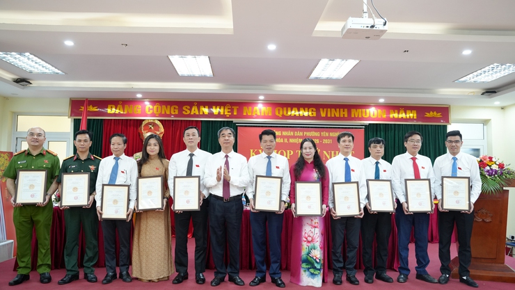 Phường Yên Nghĩa tổ chức thành công kỳ họp thứ Nhất HĐND phường khóa II, nhiệm kỳ 2026 – 2031- Ảnh 3.